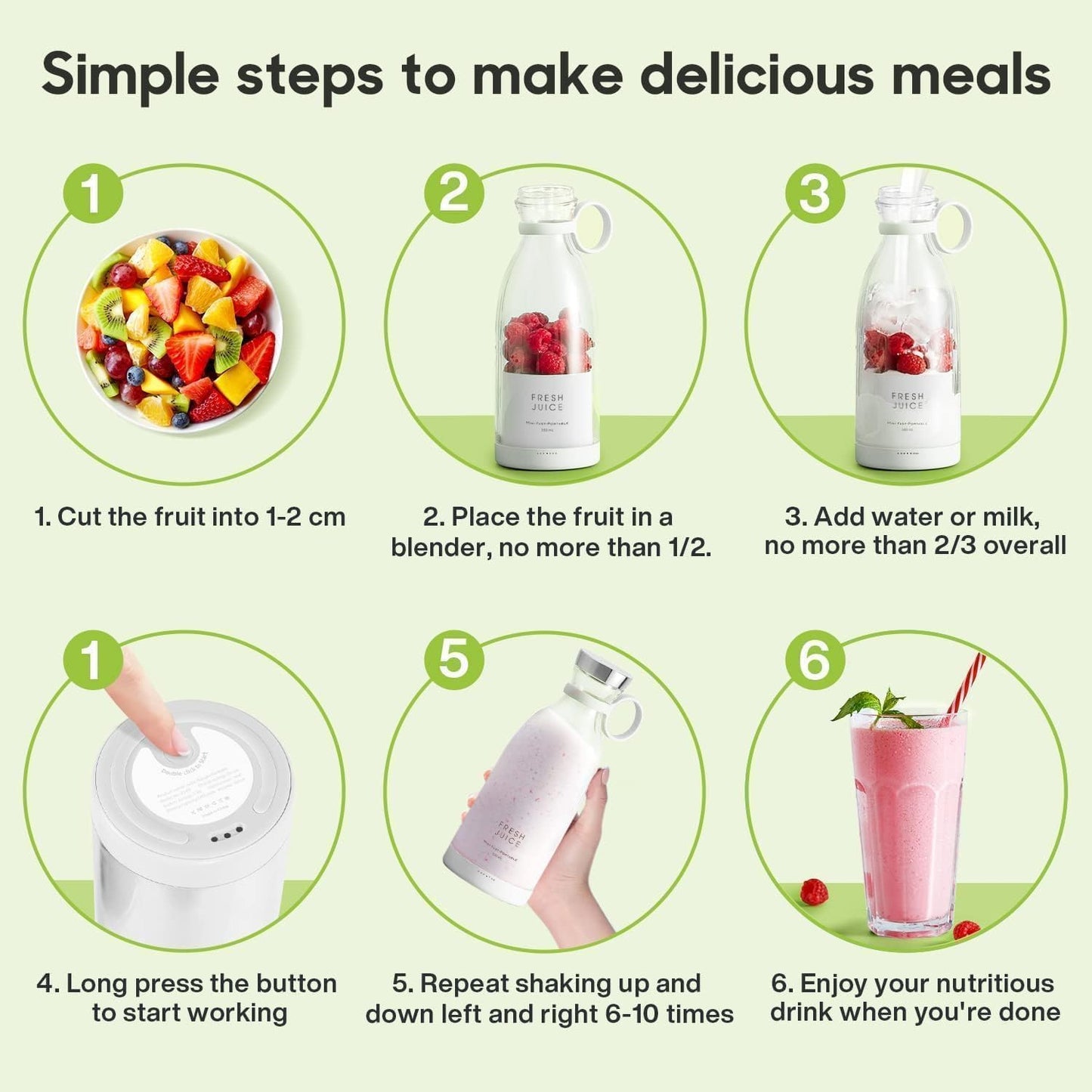 Traveler Portable Mini Juice Blender